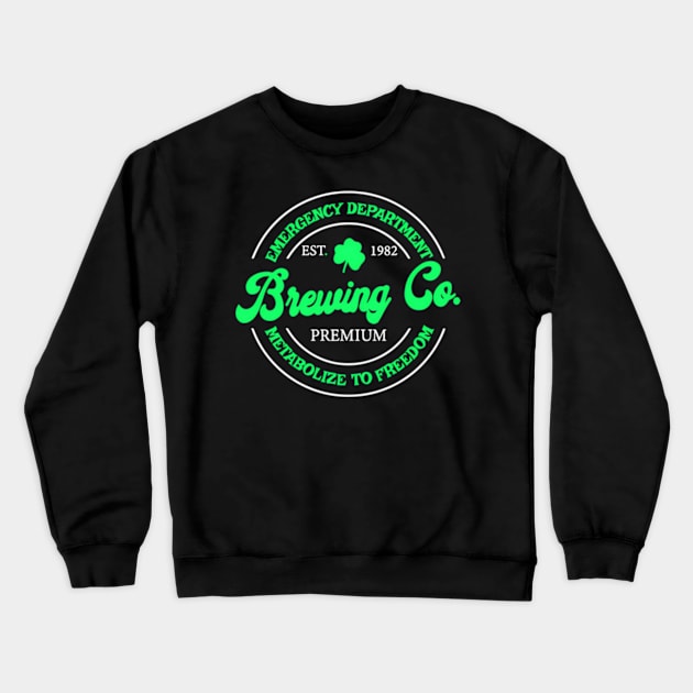 St Patrick'S Day Crewneck Sweatshirt by SanJKaka